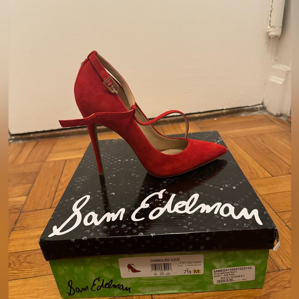 Sam Edelman Red Pointed Heels